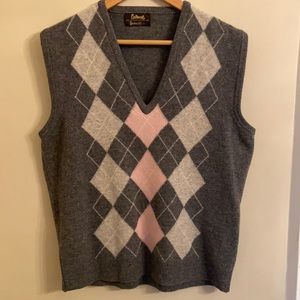 Excellent Vintage Condition Harris’s of London Vintage Argyle Sweater Vest m-l